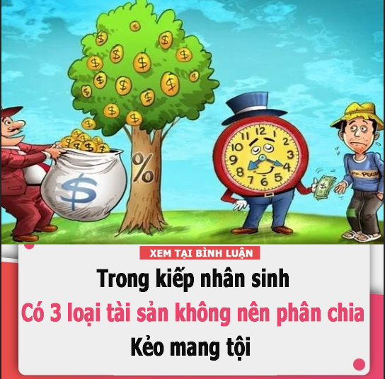 Trong kiếp nhân sinh có 3 loại tài sản không nên phân chia kẻo mang tội