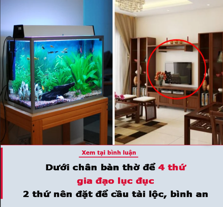 Dưới chân bàn thờ để 4 thứ, gia đạo lục đục, 2 thứ nên đặt để cầu tài lộc, bình an