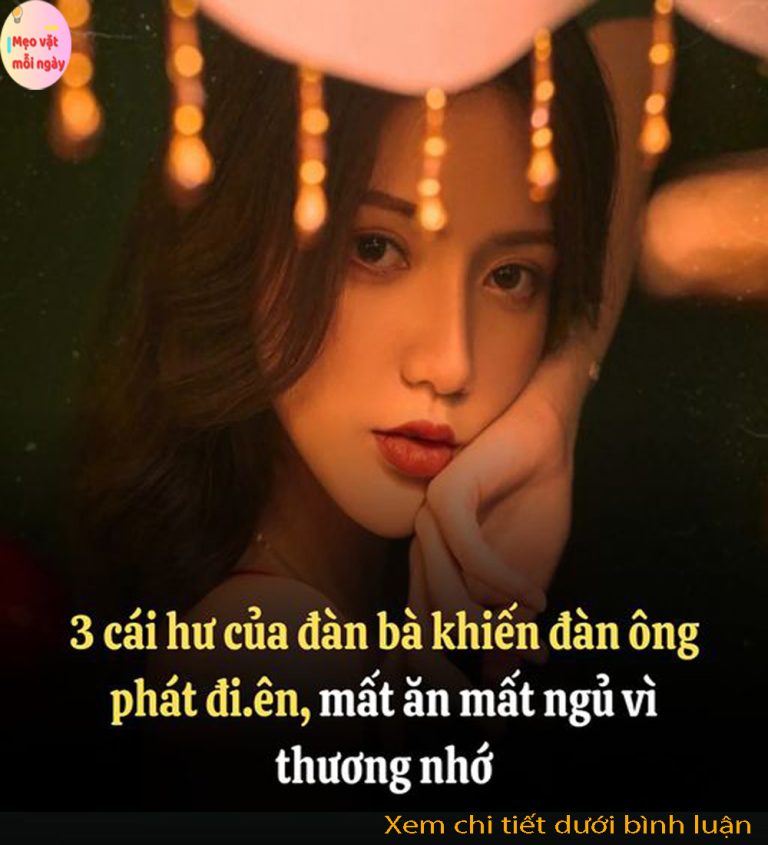 3 cái hư của đàn bà khiến đàn ông phát điên, mất ăn mất ngủ vì thương nhớ