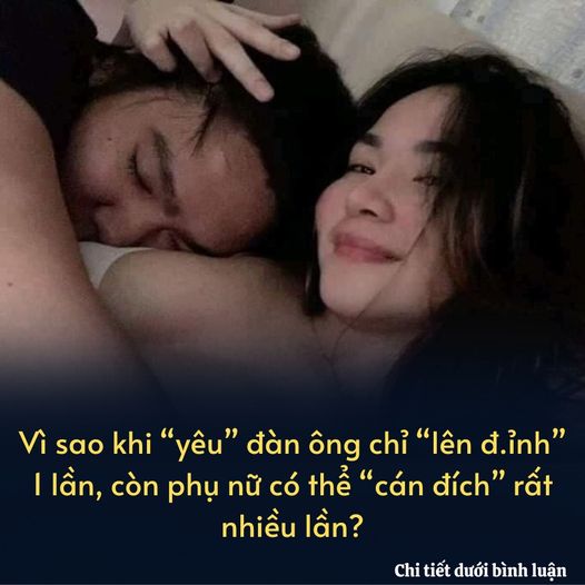 Vì sao khi ‘yêu’ đàn ông chỉ ‘l.ên đ.ỉnh’ 1 lần, còn phụ nữ có thể ‘cán đích’ rất nhiều lần?