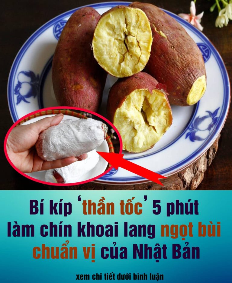 Bí kíp ‘thần tốc’ 5 phút làm chín khoai lang ngọt bùi chuẩn vị của Nhật Bản