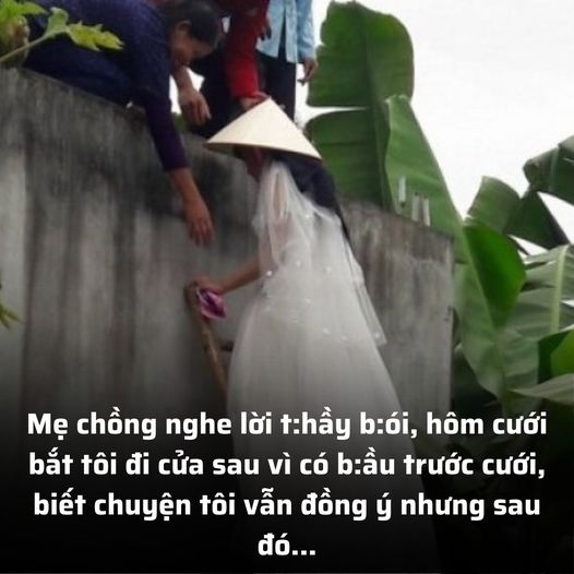 Mẹ chồng nghe lời t:hầy b:ói, hôm cưới bắt tôi đi cửa sau vì lỡ có b:ầu, biết chuyện tôi vẫn đồng ý nhưng sau đó…