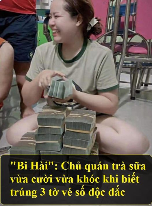 Bi Hài: Chủ quán trà sữa vừa cười vừa khóc khi biết trúng 3 tờ vé số độc đắc