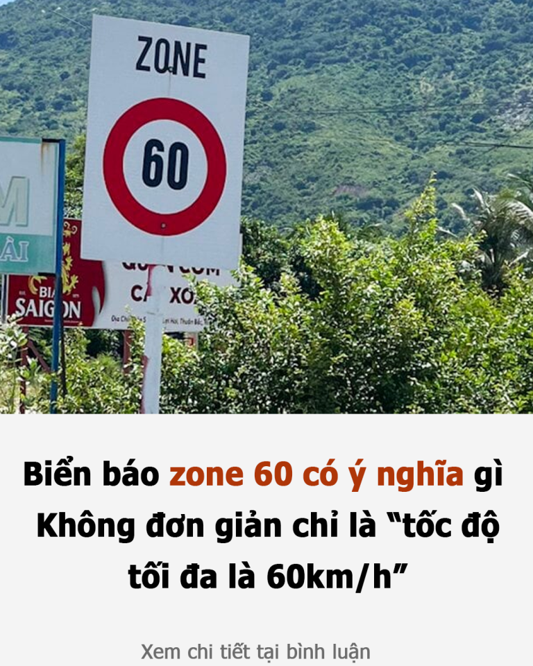 Biển báo zone 60 có ý nghĩa gì? Không đơn giản chỉ là “tốc độ tối đa là 60km/h”