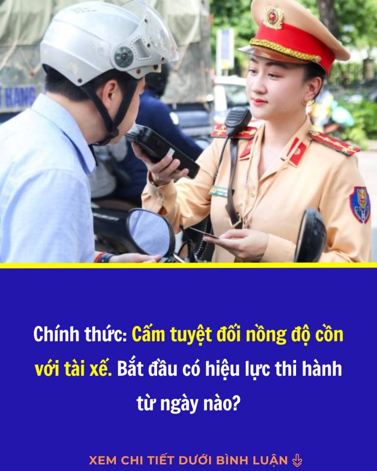 Chính thức ‘chốt’ cấm tuyệt đối nồng độ cồn với tài xế