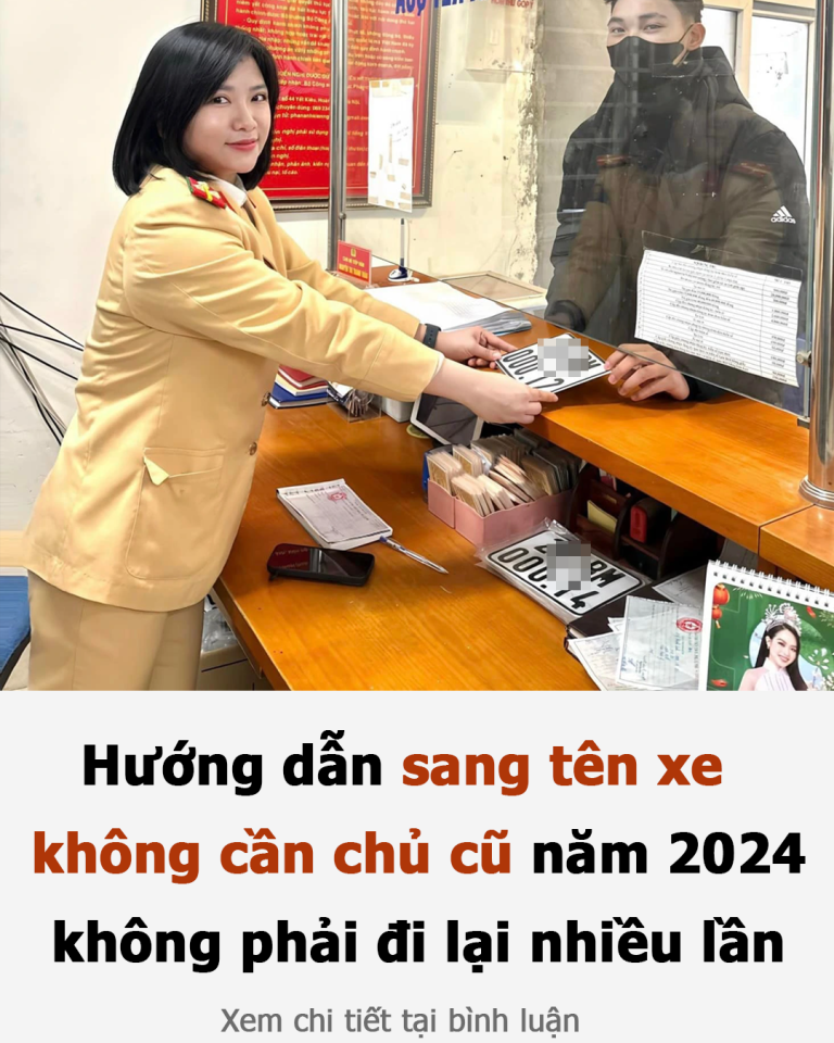 Hướng dẫn sang tên xe máy không cần chủ cũ năm 2024, không phải đi lại nhiều lần