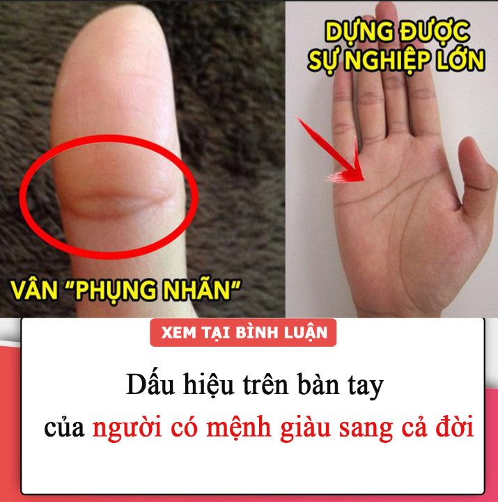 Dấu hiệu trên bàn tay của người có mệnh giàu sang cả đời