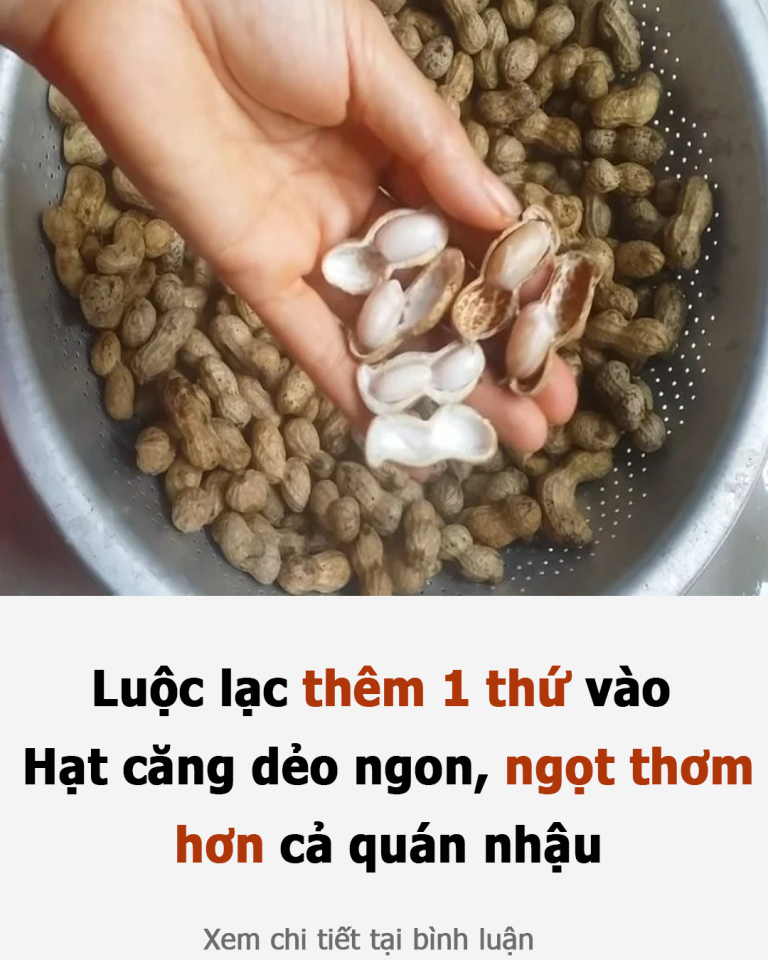 Luộc lạc thêm 1 thứ vào: Hạt căng dẻo ngon, trắng ngọt thơm hơn cả quán nhậu