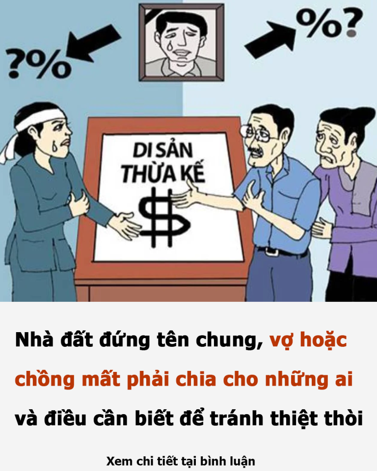 Nhà đất đứng tên chung, vợ hoặc chồng mất phải chia cho những ai và điều cần biết để tránh thiệt thòi