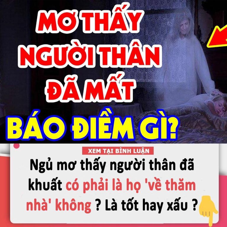 Ngủ mơ thấy người thân đã khuất là tốt hay xấu? сó phải là họ ‘về thăm nhà’ không?