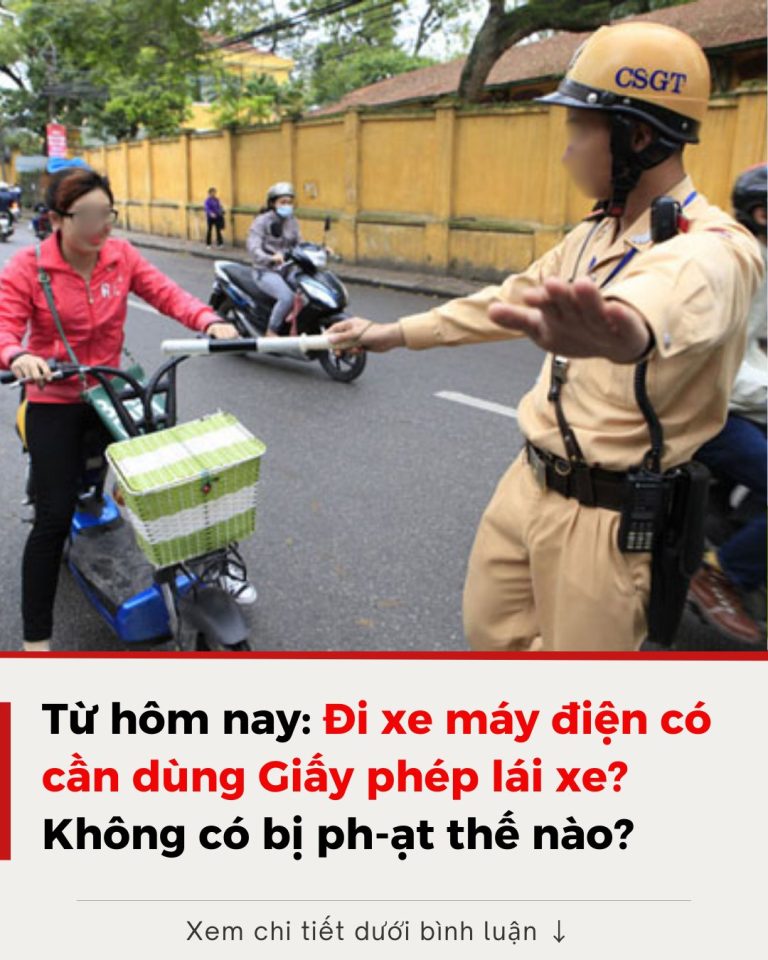 Từ hôm nay: Đi xe máy điện có cần dùng Giấy phép lái xe? Không có bị ph-ạt thế nào?