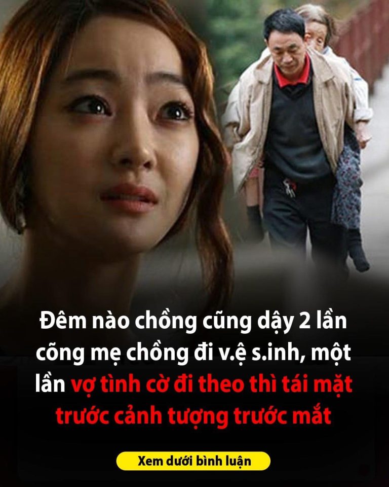 Đêm nào chồng cũng dậy 2 lần cõng mẹ chồng đi v:ệ s:i:nh, một lần vợ tình cờ đi theo thì tái mặt trước cảnh tượng trước mắt