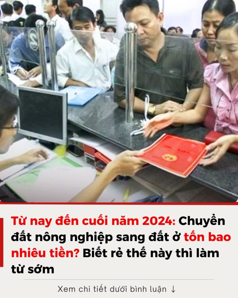 Năm 2024, Chi phí chuyển đất nông nghiệp sang đất thổ cư là bao nhiêu? Biết rẻ thế làm từ sớm