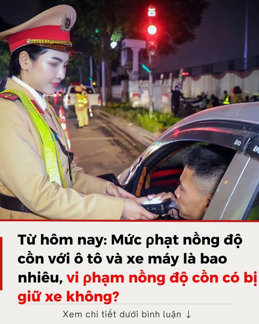 Mức vi phạm nồng độ cồn đối với từng loại xe năm 2024: Ai cũng nên biết kẻo dính phạt nặng