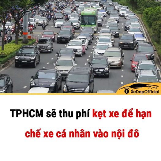 TPHCM sẽ thu phí kẹt xe để hạn chế xe cá nhân vào nội đô