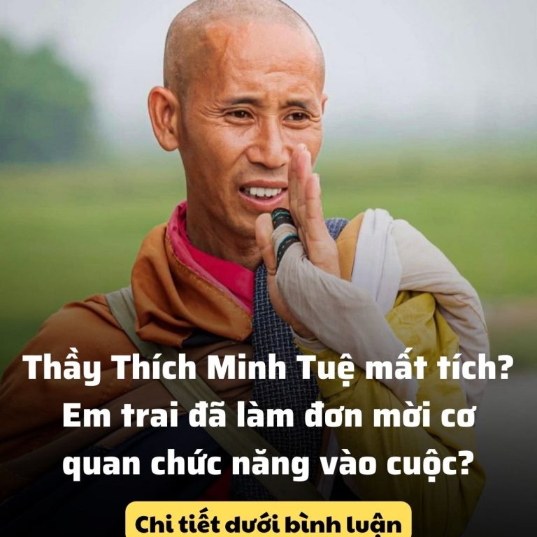 Thầy Thích Minh Tuệ mấ;t tí;ch?