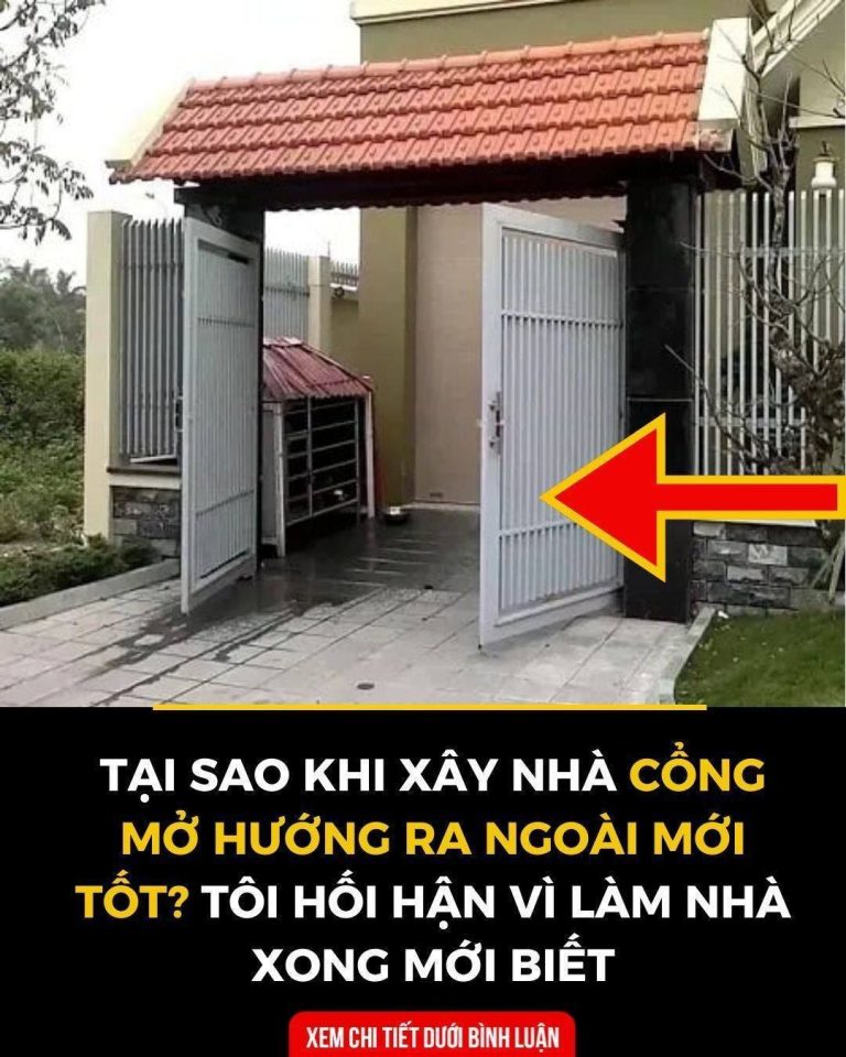 Tại sao khi xây nhà cổng mở hướng ra ngoài mới tốt? Tôi hối hận vì làm nhà xong mới biết.