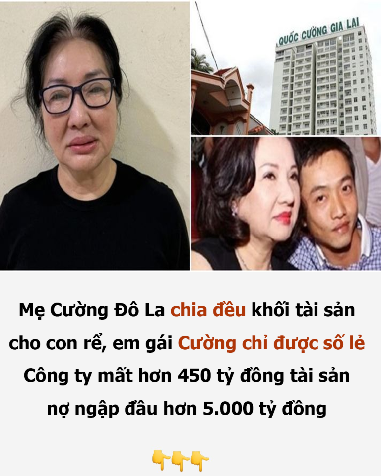 Mẹ Cường Đô La chia đều khối tài sản cho con rể, em gái, con trai chỉ được số lẻ