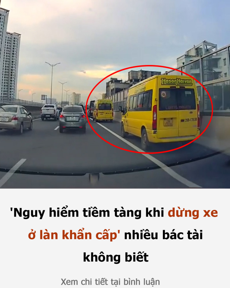 ‘Nguy hiểm tiềm tàng khi dừng xe ở làn khẩn cấp’ nhiều bác tài không biết