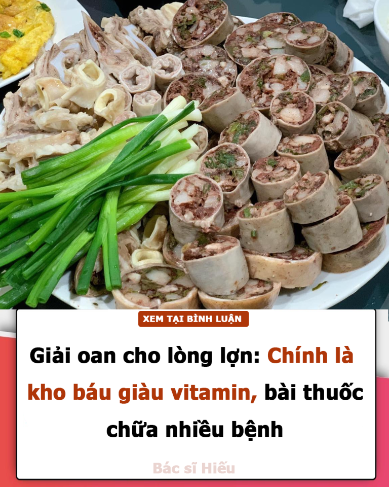 Giải oan cho lòng lợn: Món ăn dân dã bài thuốc quý của người xưa