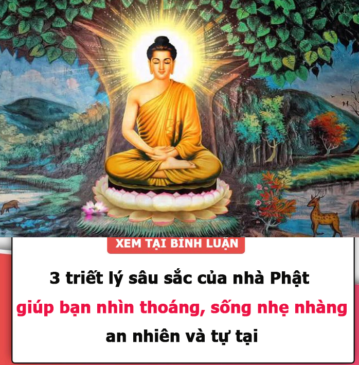 3 triết lý sâu sắc của nhà Phật giúp bạn nhìn thoáng, sống nhẹ nhàng, an nhiên và tự tại