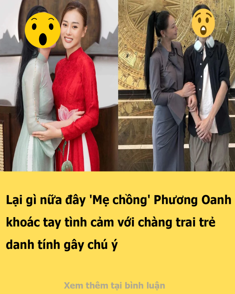 Lại gì nữa đây ‘Mẹ chồng’ Phương Oanh khoác tay tình cảm với chàng trai trẻ danh tính gây chú ý