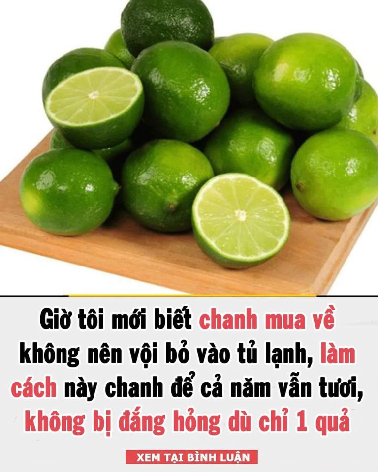 Chanh mua về đừng vội bỏ vào tủ lạnh, làm cách này chanh để cả năm vẫn tươi, không bị đắng hỏng