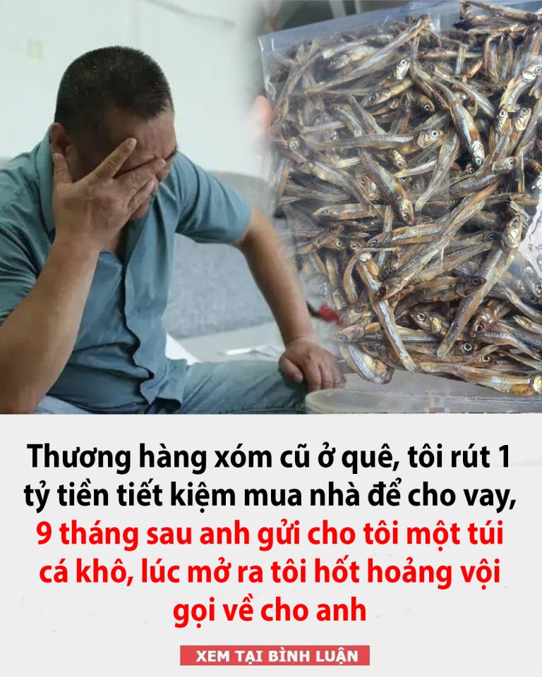 Thương hàng xóm cũ ở quê, tôi rút 1 tỷ tiền tiết kiệm mua nhà để cho vay, 9 tháng sau anh gửi cho tôi một túi cá khô, lúc mở ra tôi hốt hoảng vội gọi về cho anh