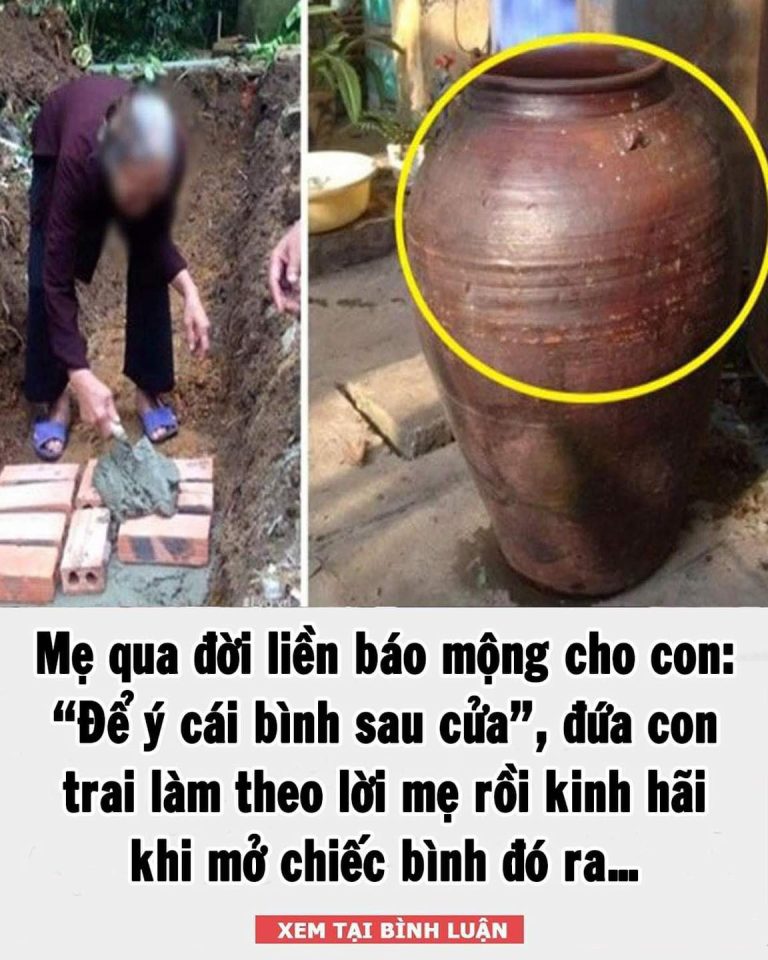 Mẹ qua đời liền báo mộng cho con: “Để ý cái bình sau cửa”, đứa con trai làm theo lời mẹ rồi kinh hãi khi mở chiếc bình đó ra…