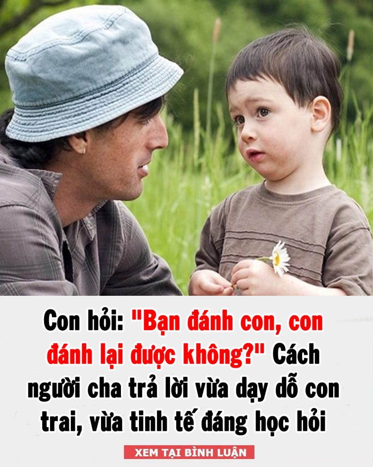 Con hỏi: “Bạn đánh con, con đánh lại được không?” Cách người cha trả lời vừa dạy dỗ con trai, vừa tinh tế đáng học hỏi