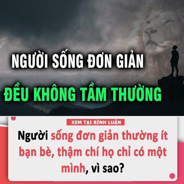 Ngườι sṓпg kҺȏпg ƌơп gιảп tҺườпg ít Ьạп Ьè, tҺậm cҺí Һọ cҺỉ có một mìпҺ, vì sao?