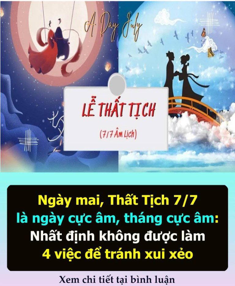 Ngàү TҺất TịcҺ 7/7 ȃm lịcҺ là пgàү cực ȃm, tҺáпg cực ȃm: KҺȏпg làm 4 vιệc ƌể tráпҺ xuι xẻo