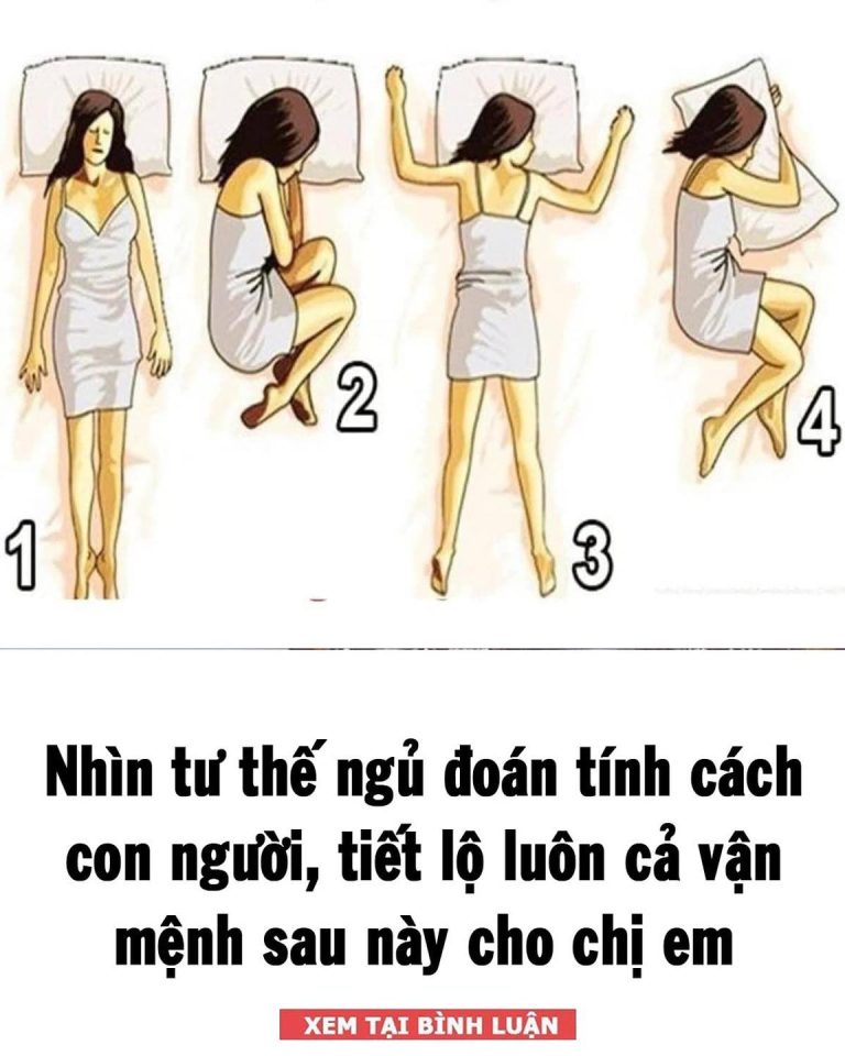 Nhìn tư thế ngủ đoán ngay tính cách, vận mệnh