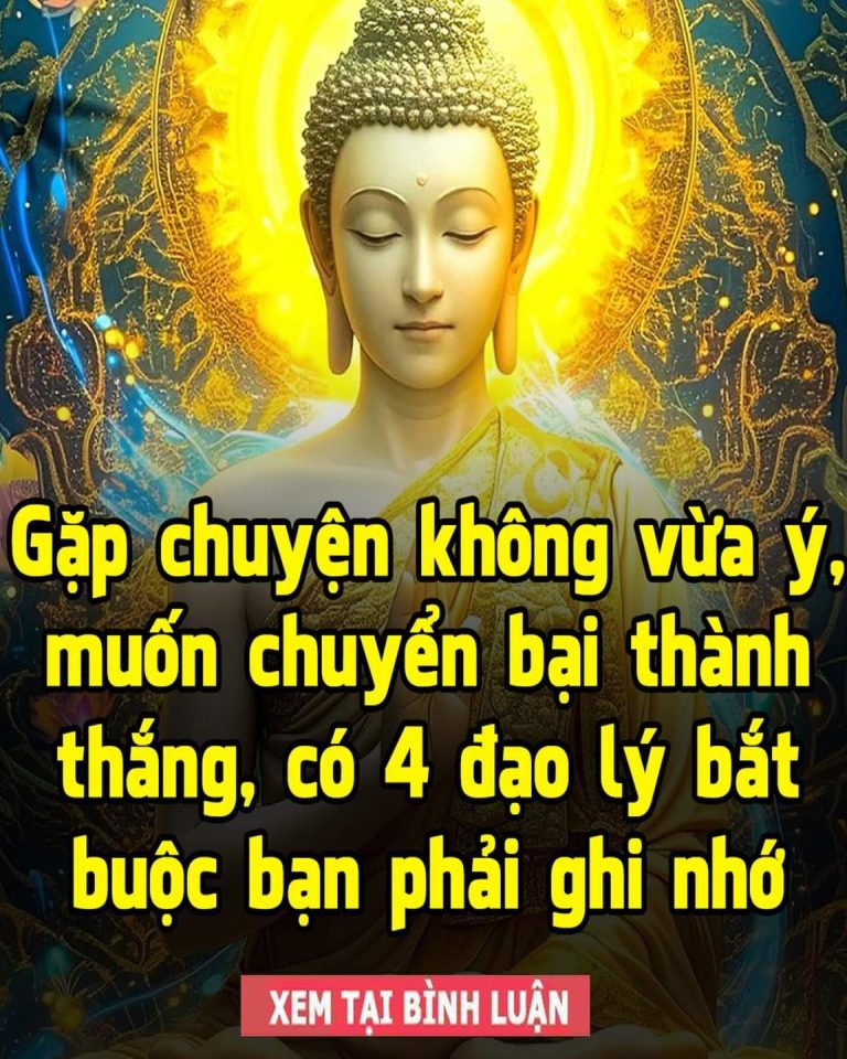 Gặp chuyện không vừa ý, muốn chuyển bại thành thắng, có 4 đạo lý bắt buộc bạn phải ghi nhớ