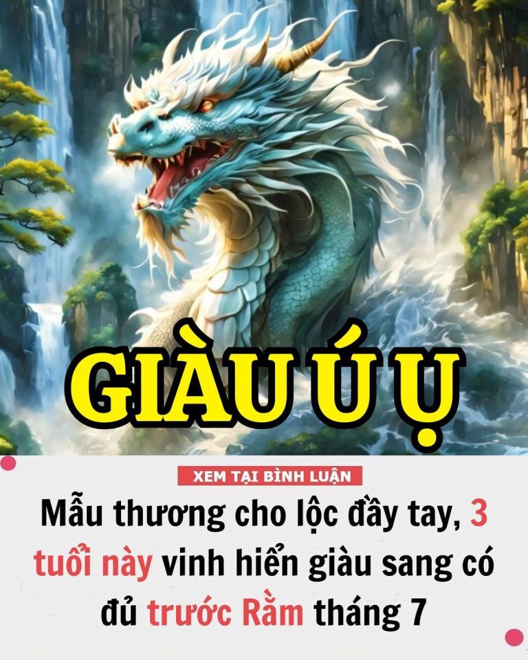 Mẫu thương cho lộc đầy tay, 3 tuổi này vinh hiển giàu sang có đủ trước Rằm tháng 7