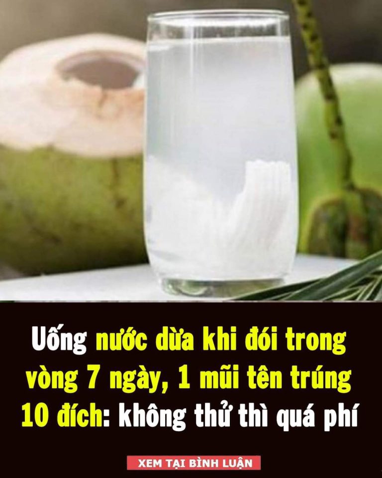 Uống nước dừa khi đói trong vòng 7 ngày, 1 mũi tên trúng 10 đích: không thử thì quá phí