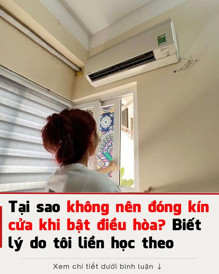 Tại sao không nên đóng kín cửa khi bật điều hòa? Biết lý do tôi liền học theo