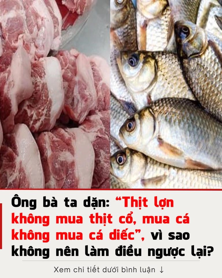 Ông bà ta dặn: “Thịt lợn không mua thịt cổ, mua cá không mua cá diếc”, vì sao không nên làm điều ngược lại?