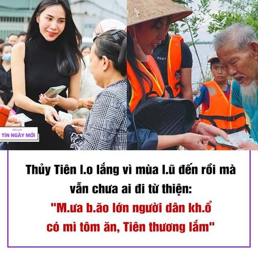 Thủy Tiên có phản ứng gì khi mùa l:ũ lại đến, người miền Trung lại vất vả rồi