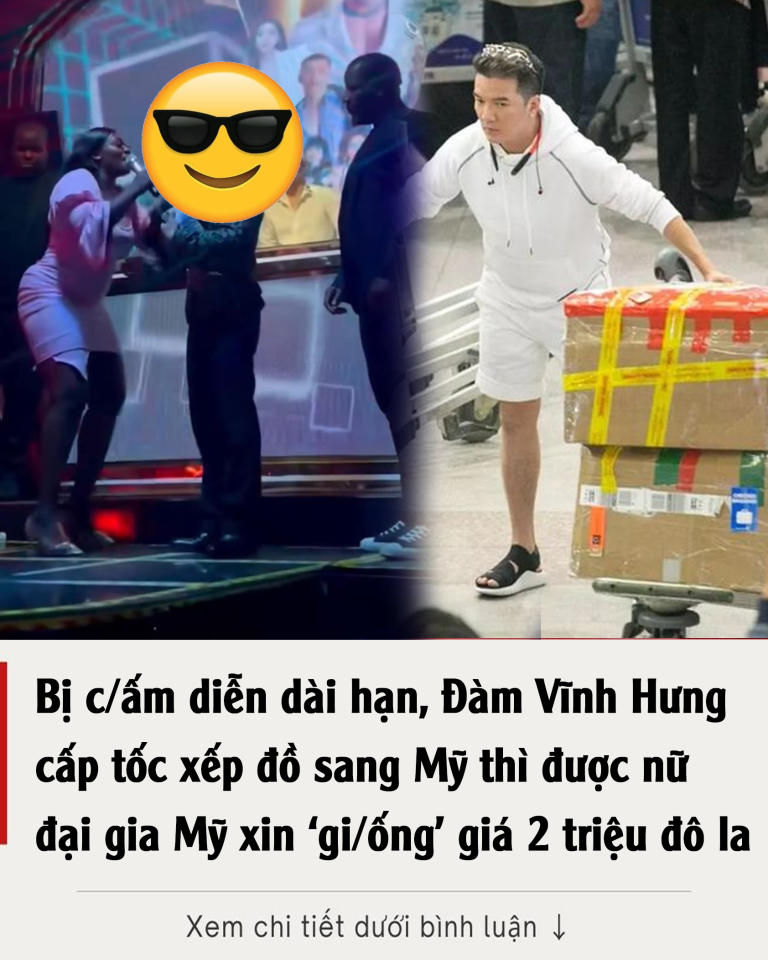 Bị c/ấm diễn dài hạn, Đàm Vĩnh Hưng cấp tốc xếp đồ sang Mỹ thì được nữ đại gia Mỹ xin giống giá 2 triệu đô la