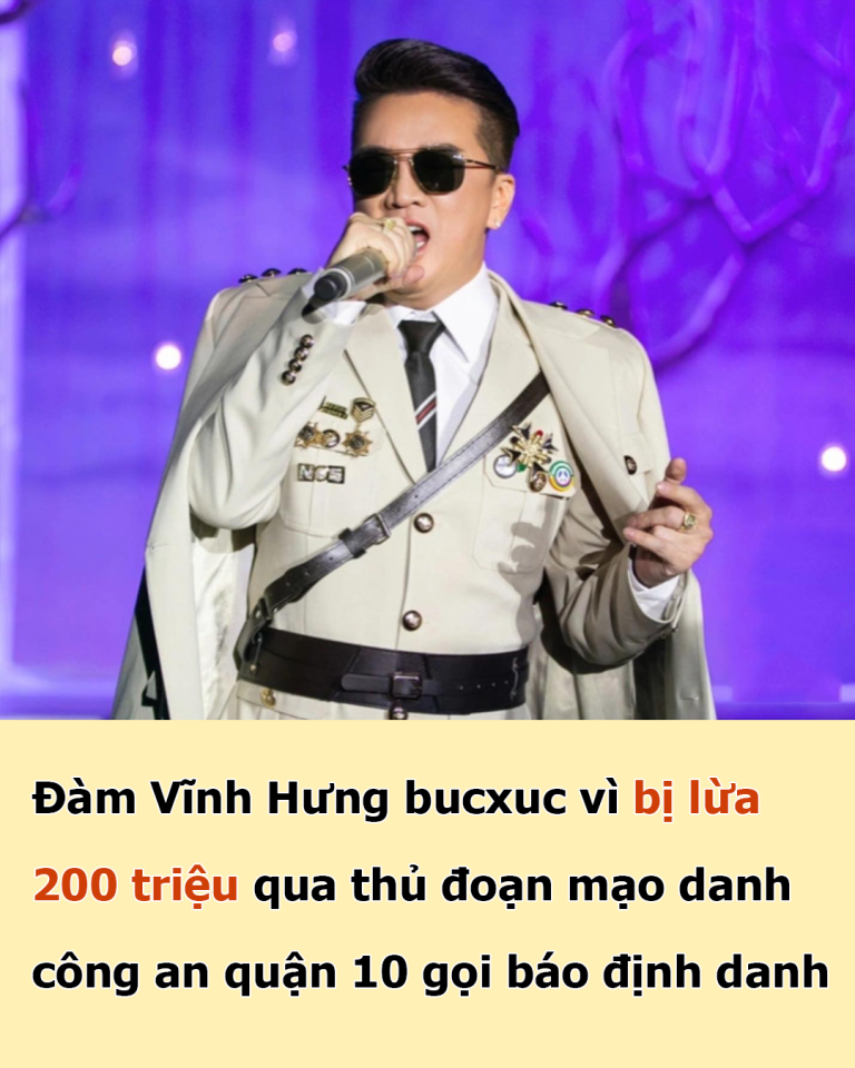 Lý do Đàm Vĩnh Hưng bị lừa mất hơn 200 triệu theo hình thức tinh vi