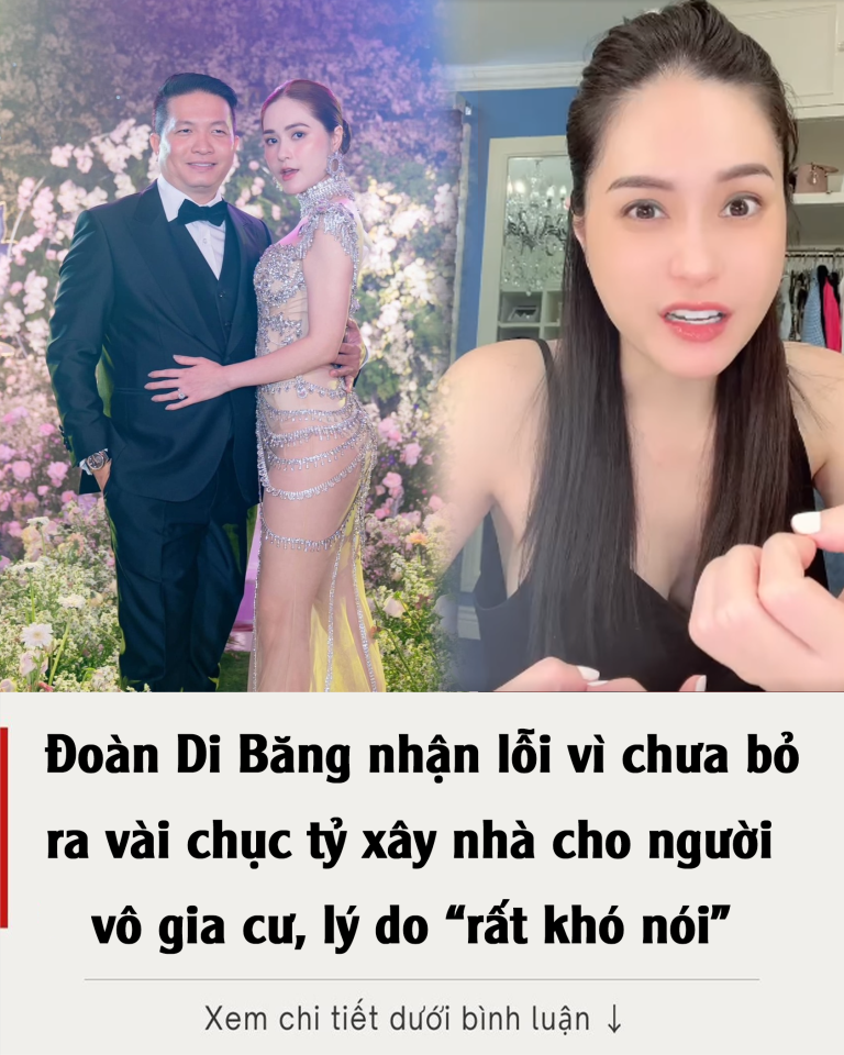 Đoàn Di Băng nhận lỗi vì chưa bỏ ra vài chục tỷ xây nhà cho người vô gia cư, lý do “rất khó nói”