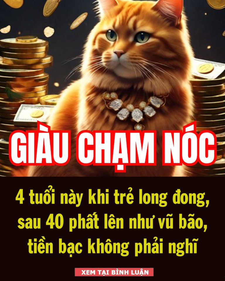 4 tuổi này khi trẻ long đong, sau 40 phất lên như vũ bão, tiền bạc không phải nghĩ