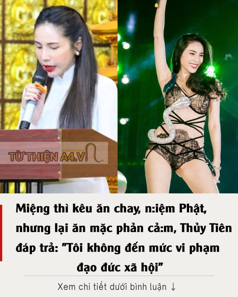 Miệng thì kêu ăn chay, n:iệm Phật, nhưng lại ăn mặc phản cả:m, Thủy Tiên đáp trả: “Tôi không đến mức vi phạm đạo đức xã hội”