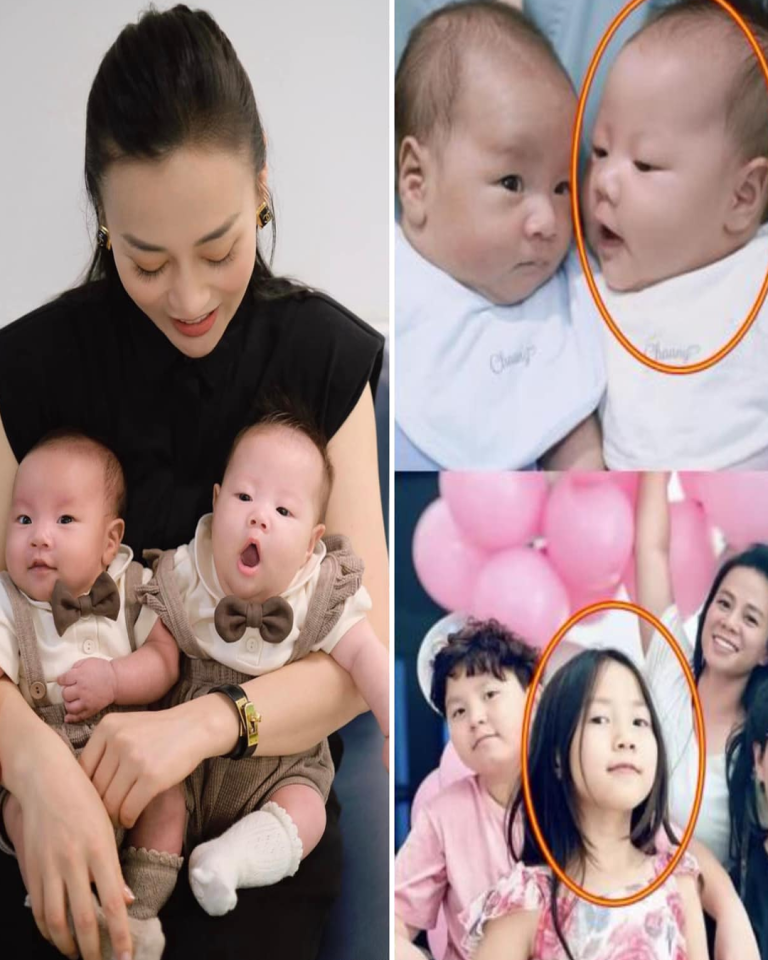 Con song sinh của Phương Oanh như “bản sao” của con vợ cũ Đào Lan Hương, 4 con cùng cha khác mẹ nhưng giống hệt “sinh tư”