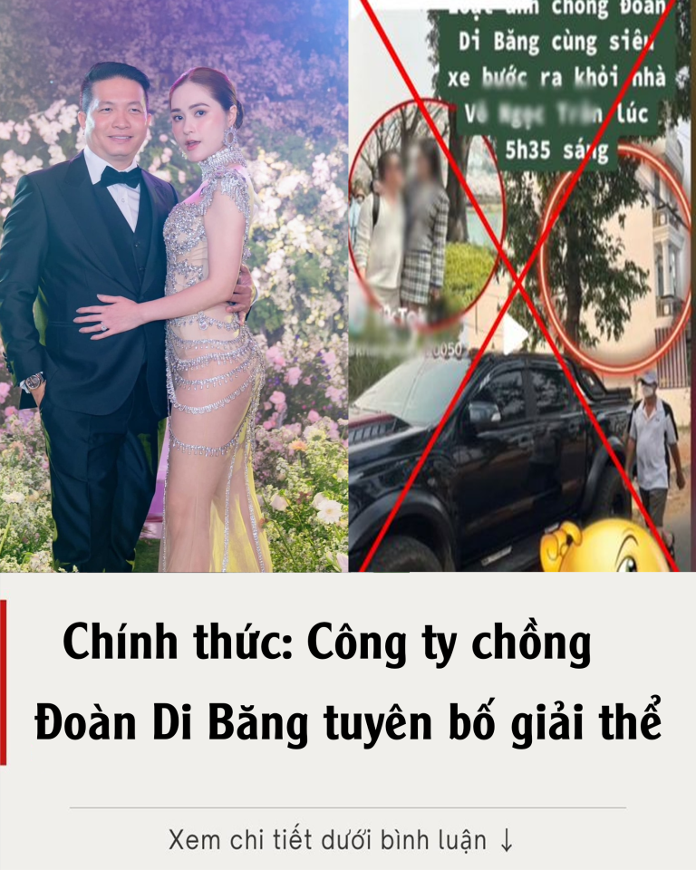 Chính thức: Công ty chồng Đoàn Di Băng tuyên bố giải thể