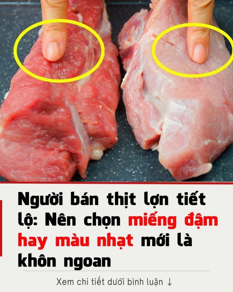 Mua thịt lợn chọn miếng có màu đậm hay nhạt mới là thịt tươi ngon?