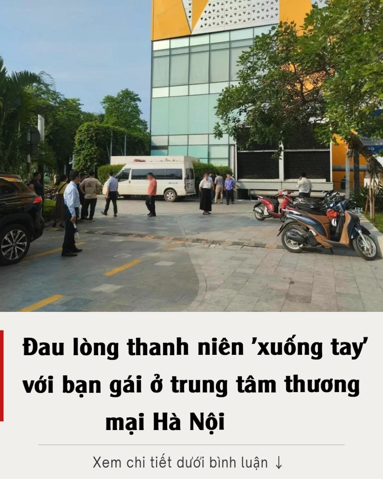 Đau lòng thanh niên ‘xuống tay’ với bạn gái ở trung tâm thương mại Hà Nội