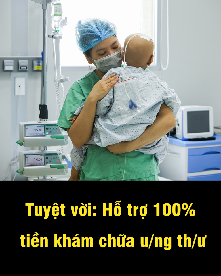 Tuyệt vời: Hỗ trợ 100% tiền khám chữa u/ng th/ư