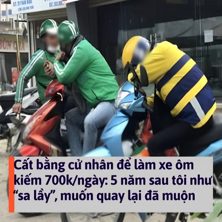 Cất bằng cử nhân để làm xe ôm kiếm 700k/ngày: 5 năm sau tôi như “sa lầy”, muốn quay lại đã muộn